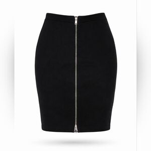 Forever 21 Black Pencil Skirt with Zipper